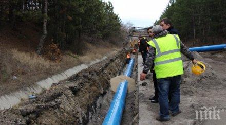 аварията новия водопровод перник отстранена