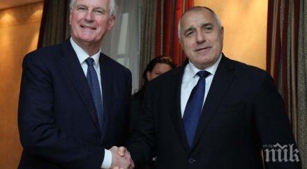 премиерът борисов съчувства болния мишел барние убеден съм победиш вируса