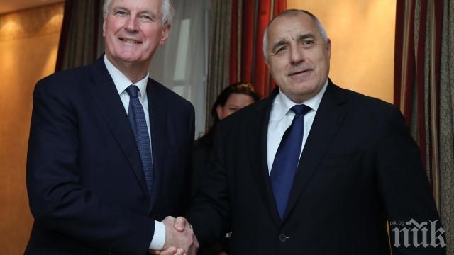 Премиерът Борисов съчувства на болния Мишел Барние: Убеден съм, че ще победиш вируса 