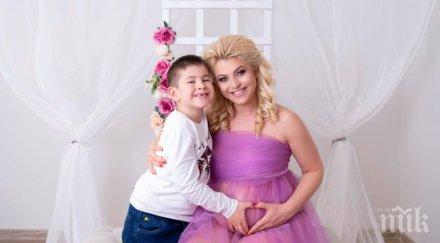 пайнерка прегърна втора мъжка рожба