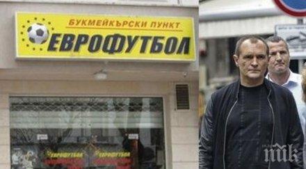 решено временно отнемат лиценза еврофутбол васил божков