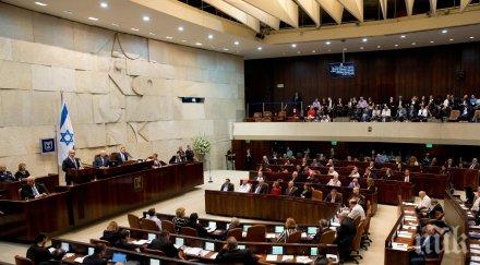изненадващо председателят израелския парламент подаде оставка