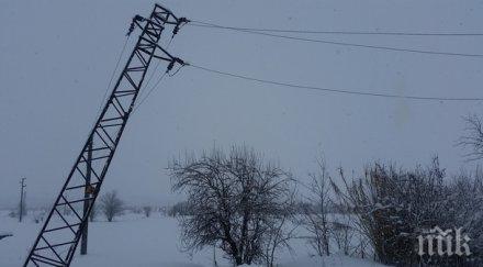 авария почти цяла област враца остана без ток