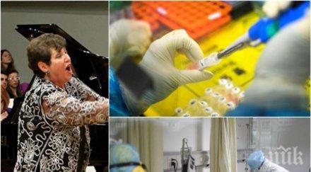 извънредно пик именита българска диригентка почина сащ коронавирус синът болница тежко състояние