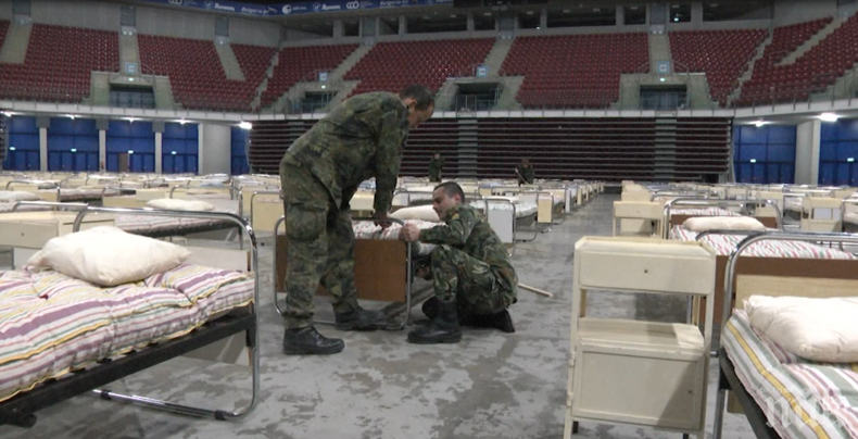 ТРЕНИРОВКА: Разпъват лазарет в Колодрума в Пловдив