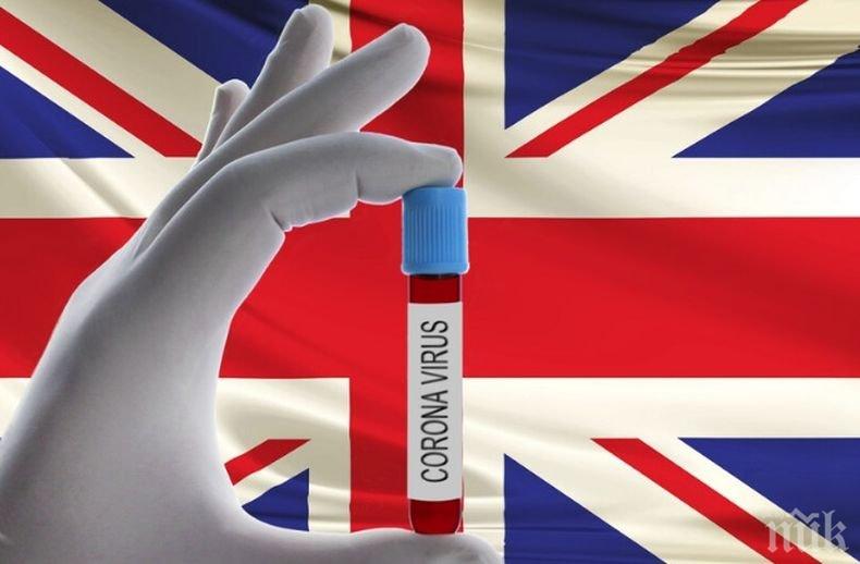 Над 1 400 заразени с коронавируса за денонощие във Великобритания
