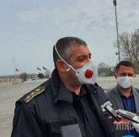 Шефът на гранична полиция: Взетите мерки от държавата и направената организация дават резултат 