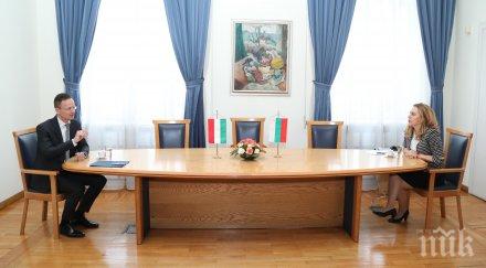 вицепремиерът марияна николова срещна унгарския външен министър