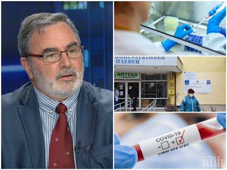 Д-р Ангел Кунчев за масовите тестове: На практика това няма как да стане - не се прави и в Европа. Вирусът още циркулира и картината се мени на 2-3 дни