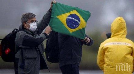 100 случая заразени коронавируса бразилия денонощие