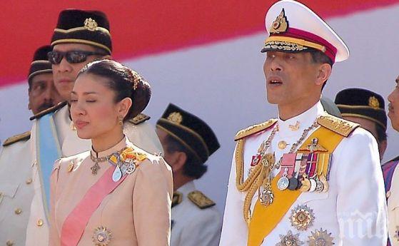 Кралят на Тайланд се самоизолира с 20 красавици в Германия