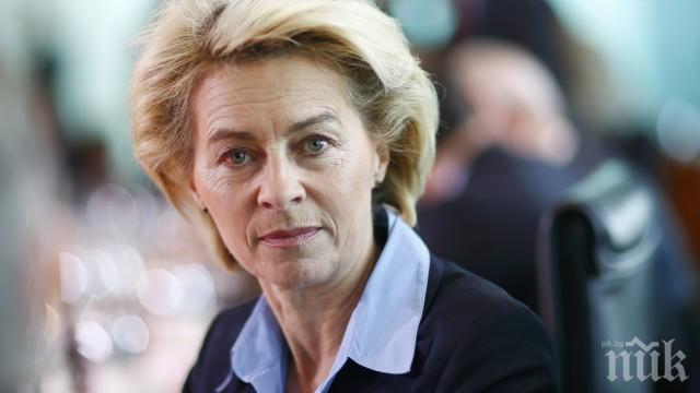 Урсула фон дер Лайен успокоява: Даваме 100 млрд. евро за компенсиране на намалените заплати
