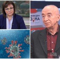Социалистът проф. Захариев разби Корнелия Нинова: Спаси кожата като лидер на БСП заради коронавируса