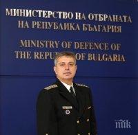 Адм. Ефтимов с първи думи като шеф на отбраната: Приоритет е здравето на военнослужещите
