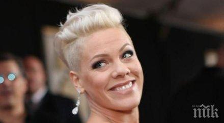 певицата пинк заразена коронавируса