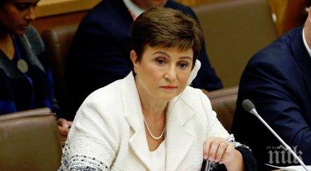 кристалина георгиева световната икономика навлязла период рецесия