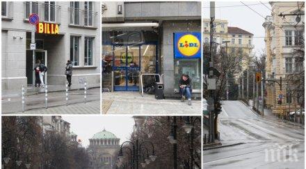 пик безлюдна софия столичани все отговорни витошка опустя фоторепортаж