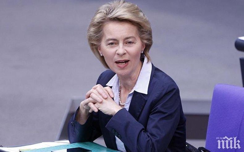 Урсула фон дер Лайен призова ЕС да приеме план Маршал