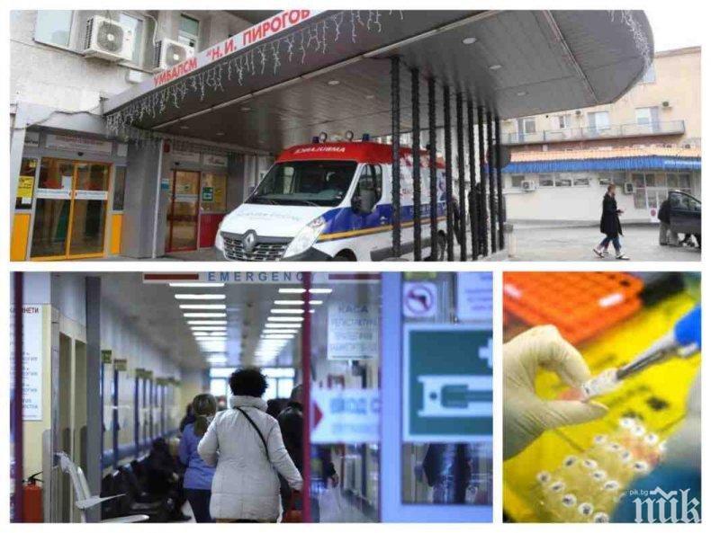 ИЗВЪНРЕДНО В ПИК: Жена с коронавирус на 48 години почина в Пирогов - страдала е от диабет