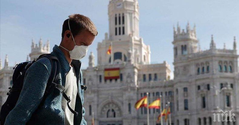 В Испания втори ден броят по-малко жертви