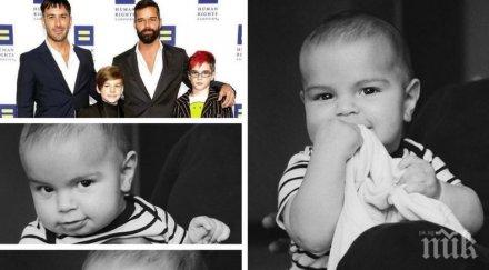 рики мартин показа сина