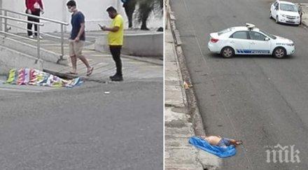 ужасяващи кадри горят трупове починали covid улиците видео