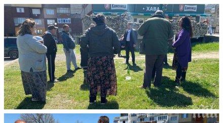 вниманието ген мутафчийски сигнал пик червеният кмет русе скандално гази мерките агитира без маска сред избиратели градинка жилищен квартал снимки