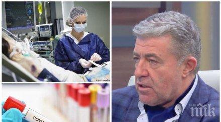 Проф. Генчо Начев с гореща новина: До дни в "Св. Екатерина" пристига апарат за спешна диагностика на коронавирус