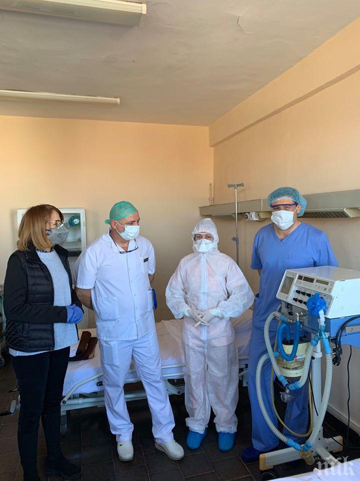 Йорданка Фандъкова: Разкриваме още едно отделение за лечение на пациенти с COVID-19 в общинска болница 