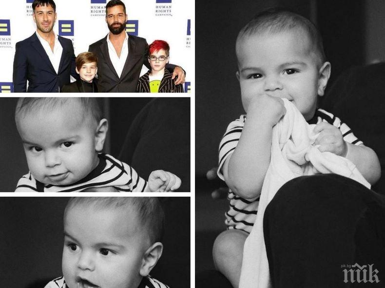 Рики Мартин показа сина си