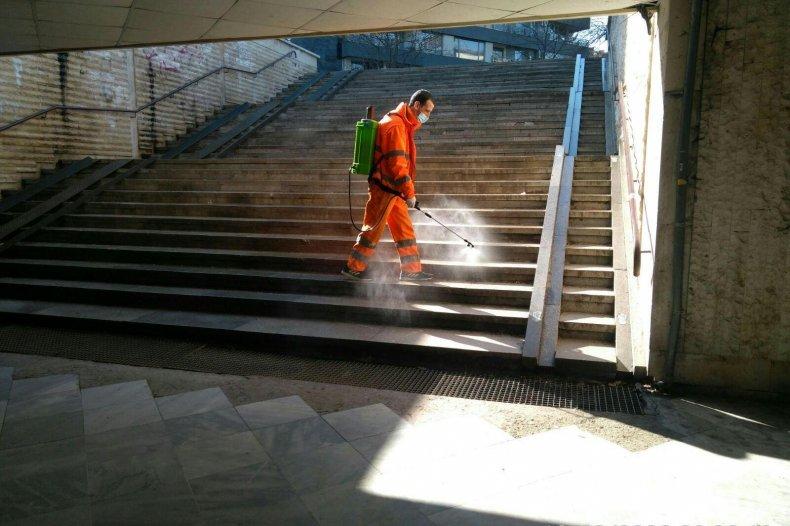 Започва дезинфекция на пространствата около всички храмове в София