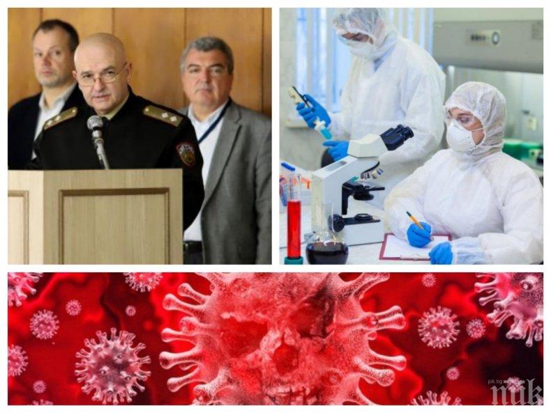 ИЗВЪНРЕДНО В ПИК TV! Ген. Мутафчийски обявява последните данни за битката с коронавируса - 611 заразени, 30 са новите случаи (ВИДЕО/ОБНОВЕНА)