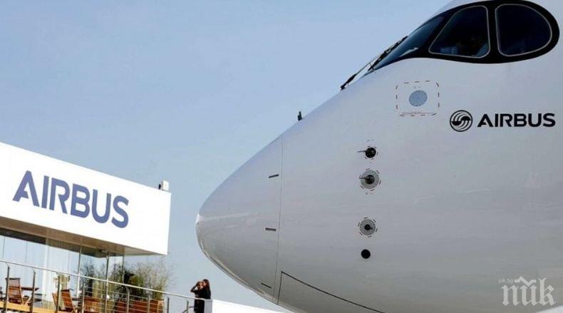 „Еърбъс” намалява производството на самолети заради коронавируса