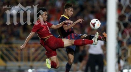 барса продължи головите фиести неймар първо попадение видео