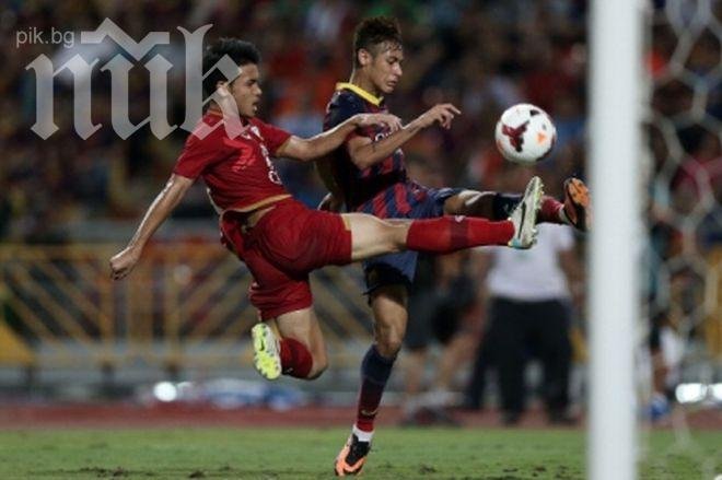 Барса продължи с головите фиести, Неймар с първо попадение (видео)