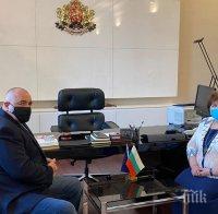 Премиерът Борисов се срещна с председателя на Висшия адвокатски съвет Ралица Негенцова 