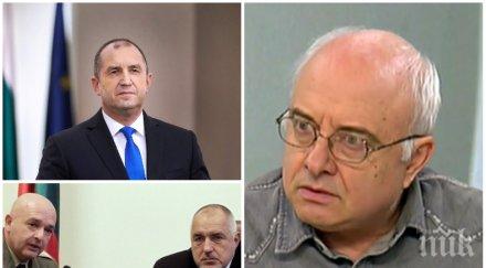 рейтингът радев срина социологът васил тончев проучването пик президентът загуби доверие извън отбора графики