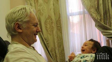 джулиан асанж станал баща две деца докато укривал лондон майка адвокатката