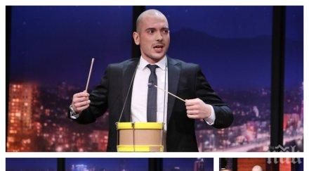 уникум вдигнаха въздуха николаос цитиридис вижте водещият взима интервю автовишка снимки