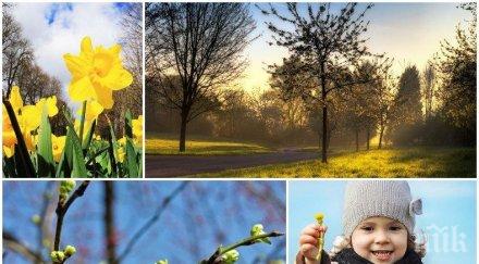 слънцето отново радва гледаме прозореца