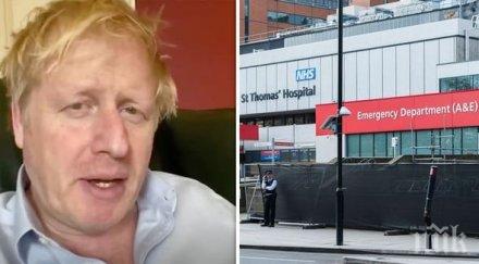 гореща линия лондон изписаха борис джонсън болницата видео