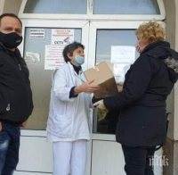 НФСБ с дарение за лекарите в  Дупница и Котел (СНИМКИ)