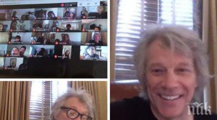 неочакван гост джон бон джоуви изненада деца детска градина видео