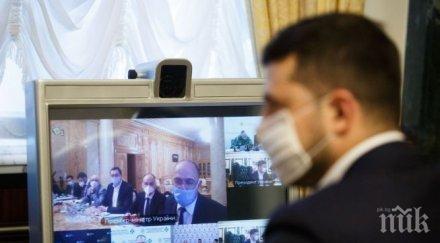 президентът украйна пожарът чернобил потушен