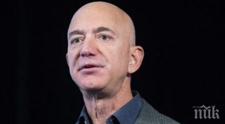 джеф безос забогатя млрд долара един ден