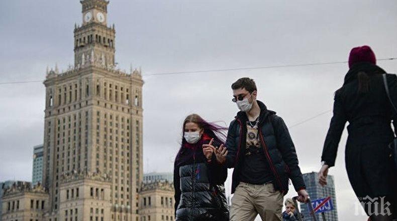 В Полша влиза в сила изискването за задължително носене на маска на открито