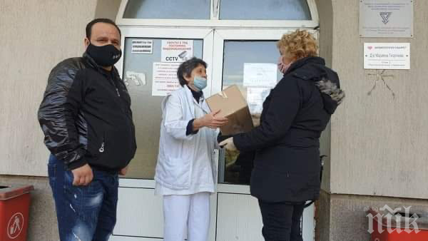 НФСБ с дарение за лекарите в  Дупница и Котел (СНИМКИ)