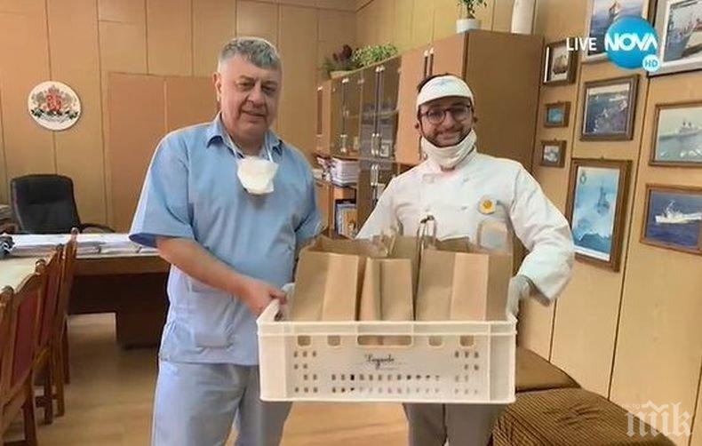 Филип от Хелс китчън дари 4600 козунака на болници във Варна (СНИМКИ)