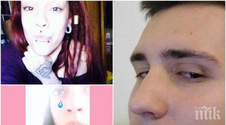 секта били дрогираният кристиан приятелката симона пуска знаци дявола обсебена сатанизма