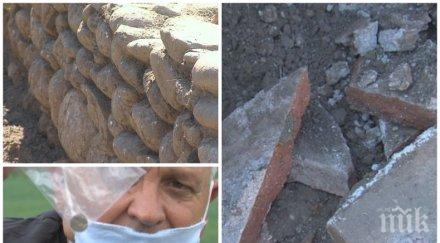 неочаквана находка откриха антично селище изкопни работи водопровод рила